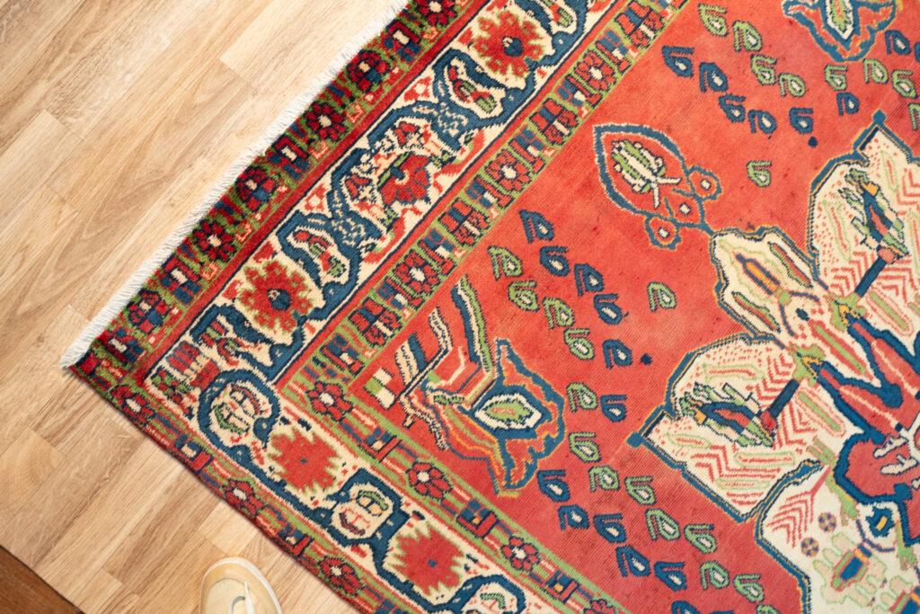 Yezd Wool Pile Rug 5'x7' View 3