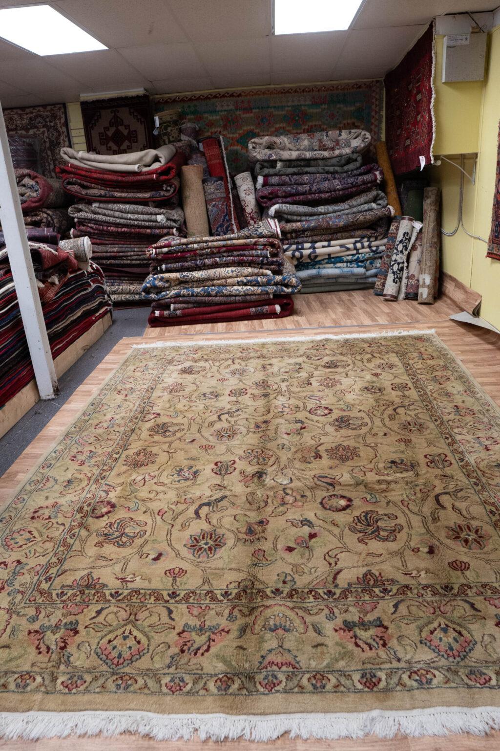 Kashan Wool Rug 8.0x10.0 View 4