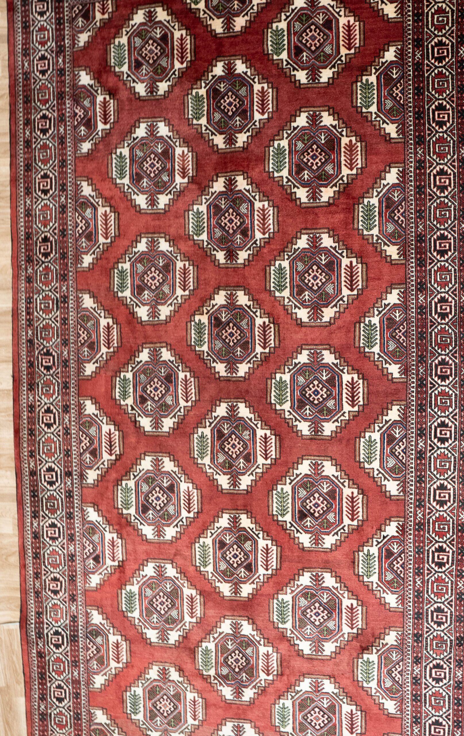 Turkmen Wool Rug 7.5x12.0 View 6