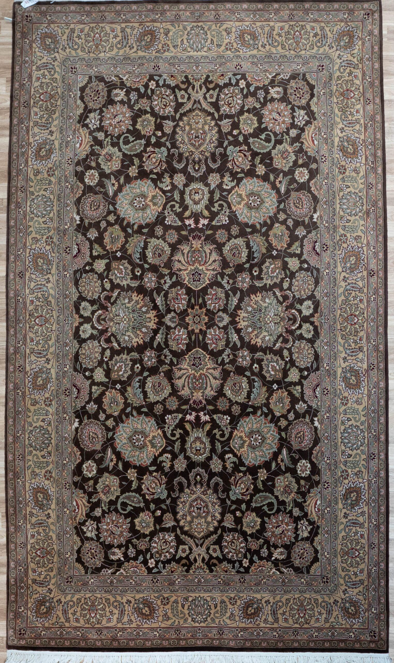 Tabriz Wool Rug 6'x9' View 1