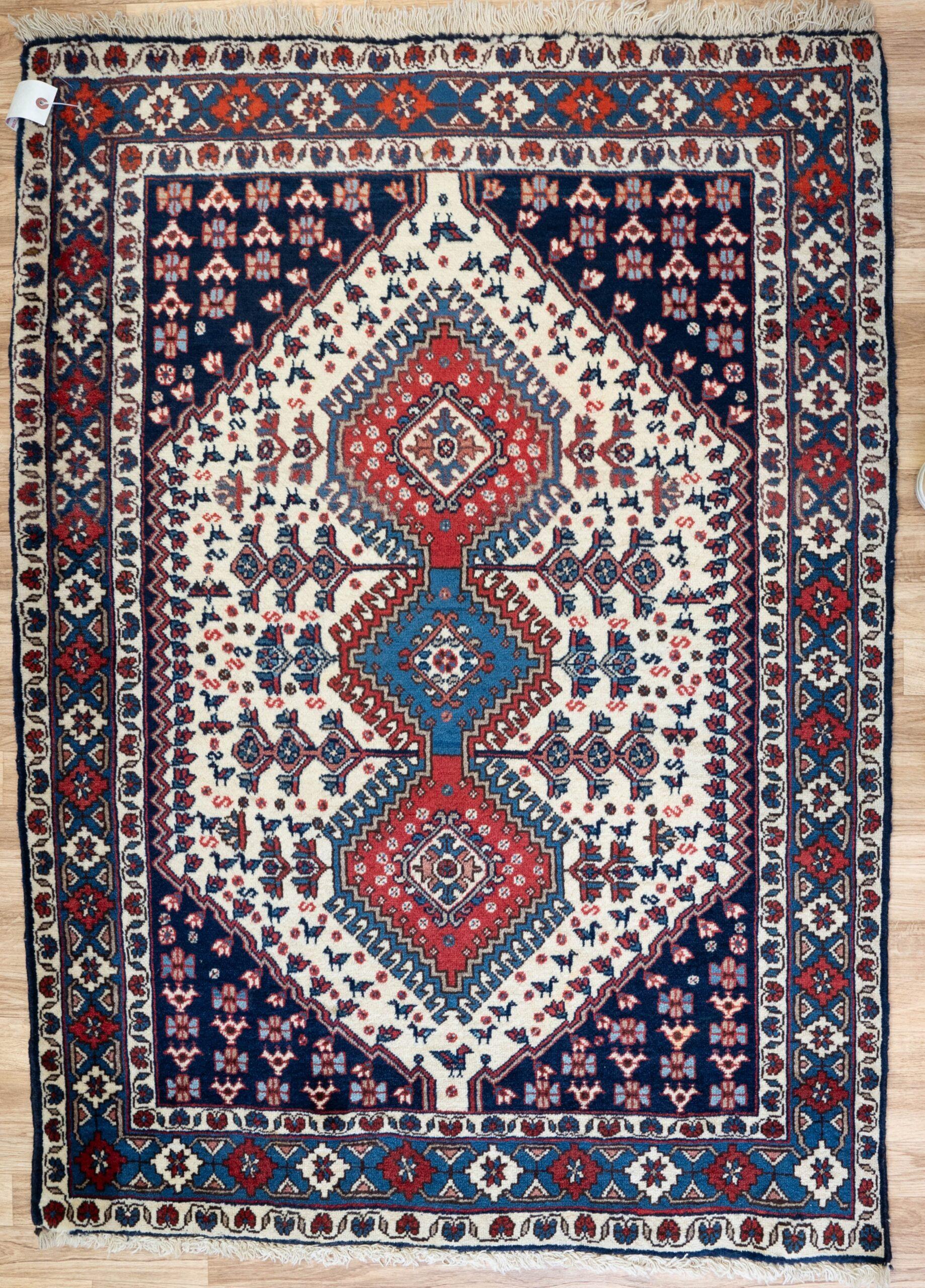 Kazak Wool Rug 3'x5' View 1