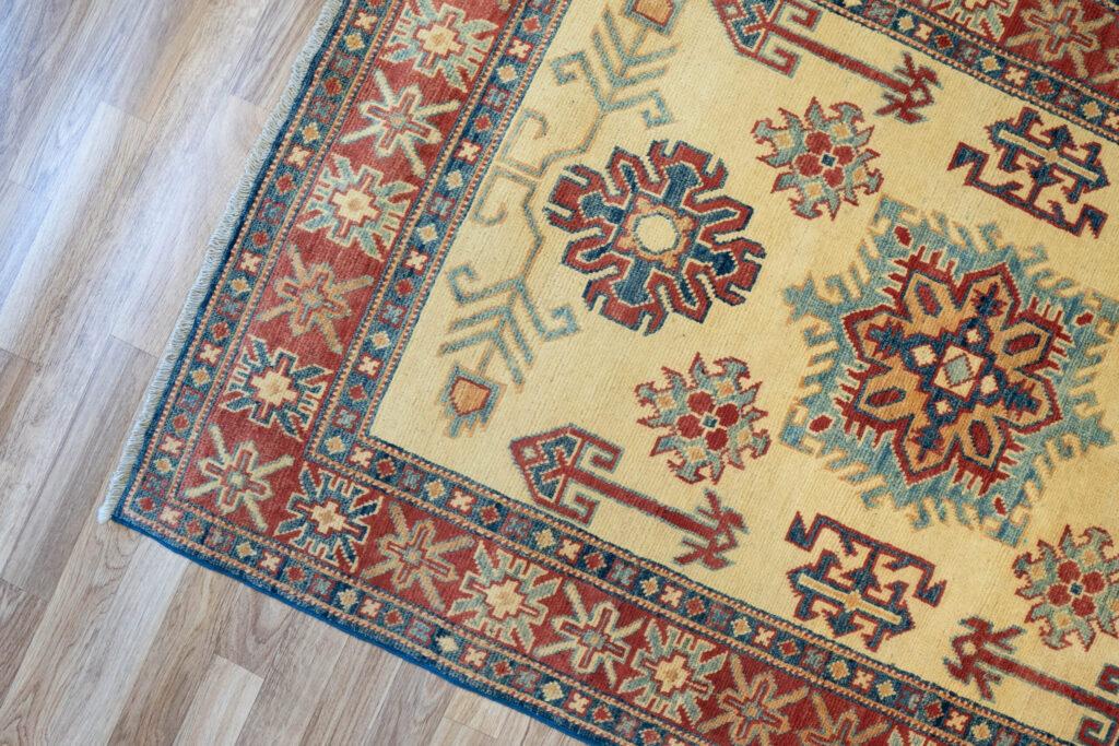 Kazak Wool Rug 3.2'x5.4' View 3