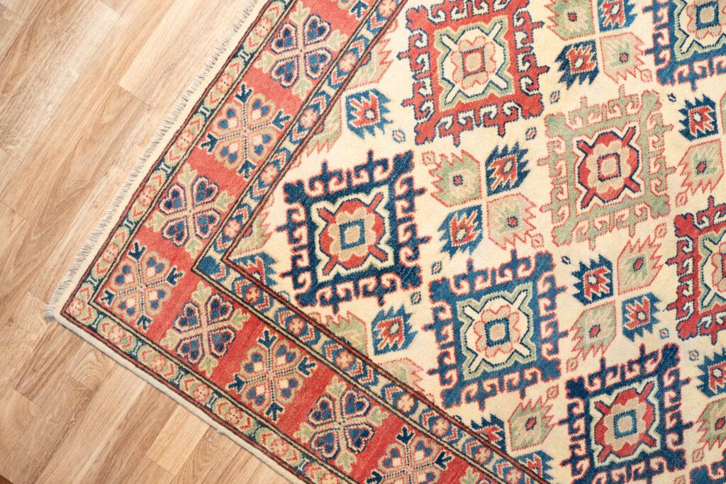 Kazak Wool Pile Rug 5'x6.4' View 5