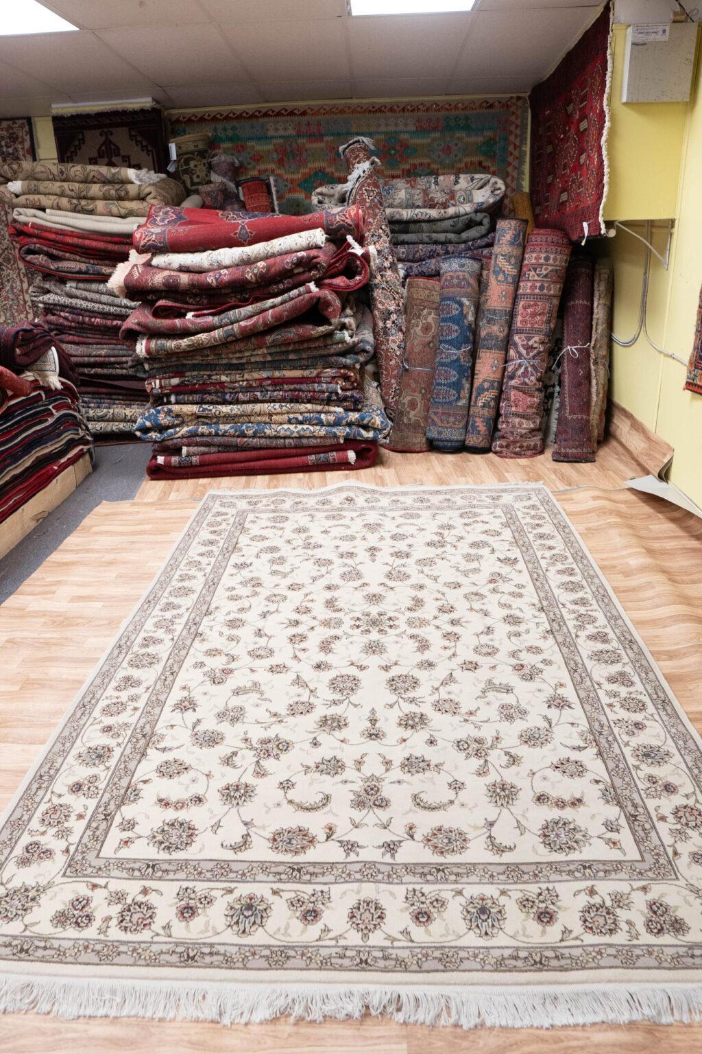 Tabriz Wool Rug 6.8x9.0 View 2