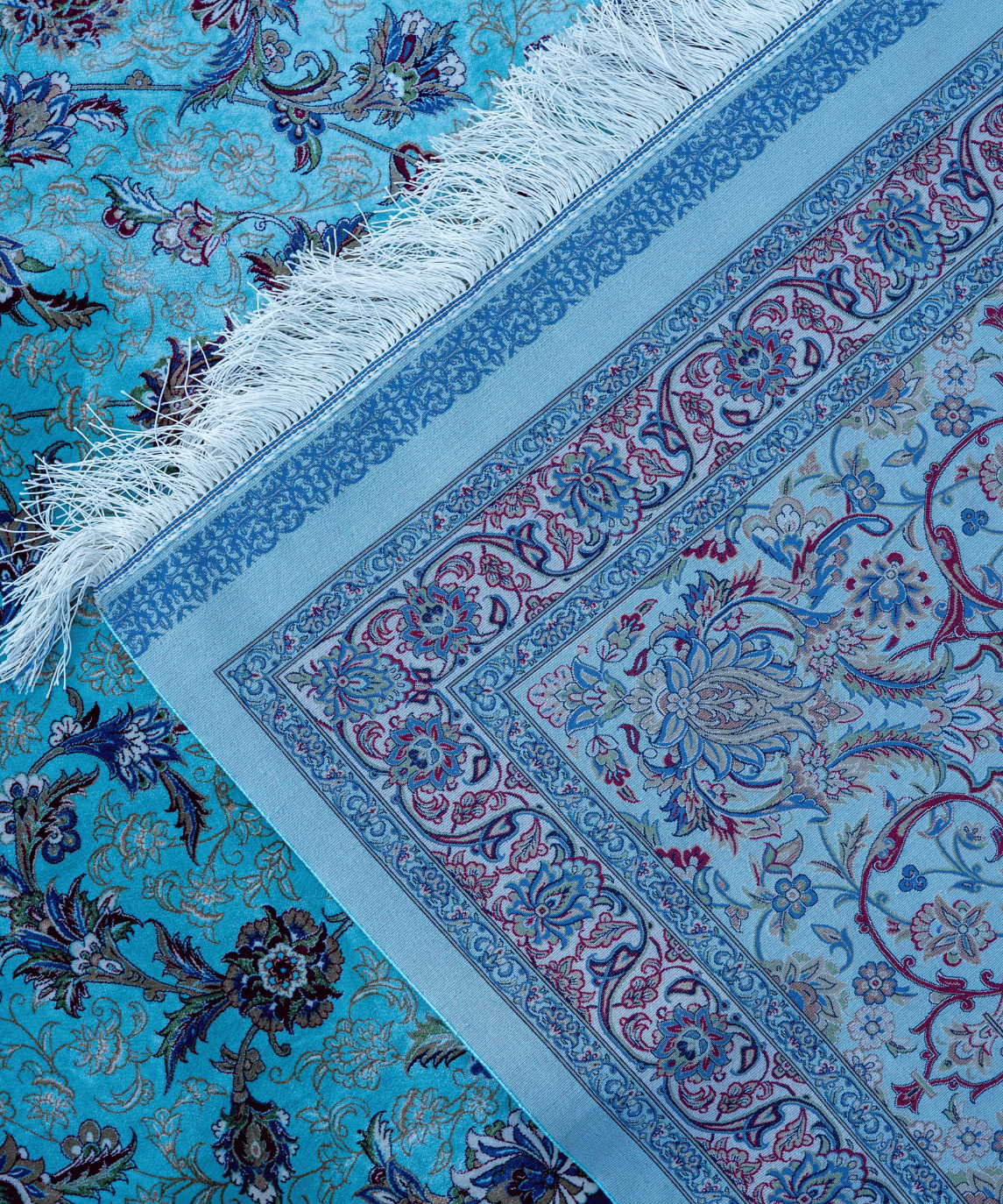 Luxury Qum Silk Handwoven Oriental Rug – 9'9" × 12'10" View 5