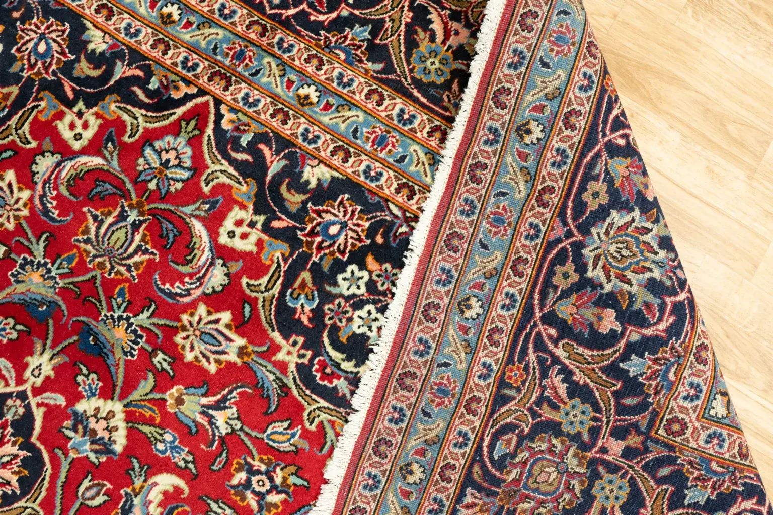 Kashan Wool Rug 8.5 x 11.5 View 4