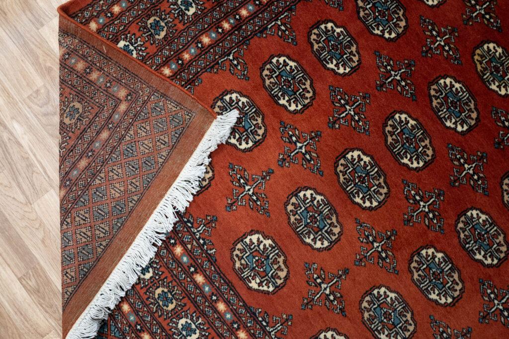 Bokhara Wool Pile Rug 6'x9' View 4