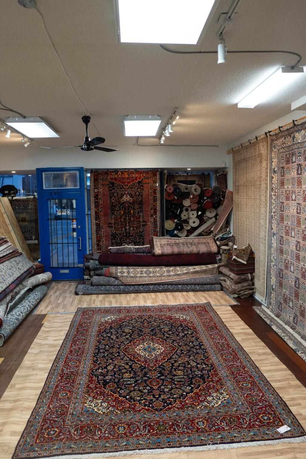 Qum Kurk Wool Rug 7.10'x11.1' View 6