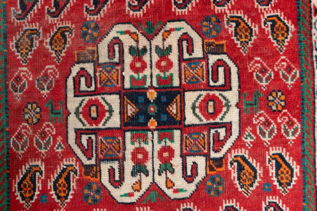 Qashqai Wool Rug 2.0x2.0 View 2