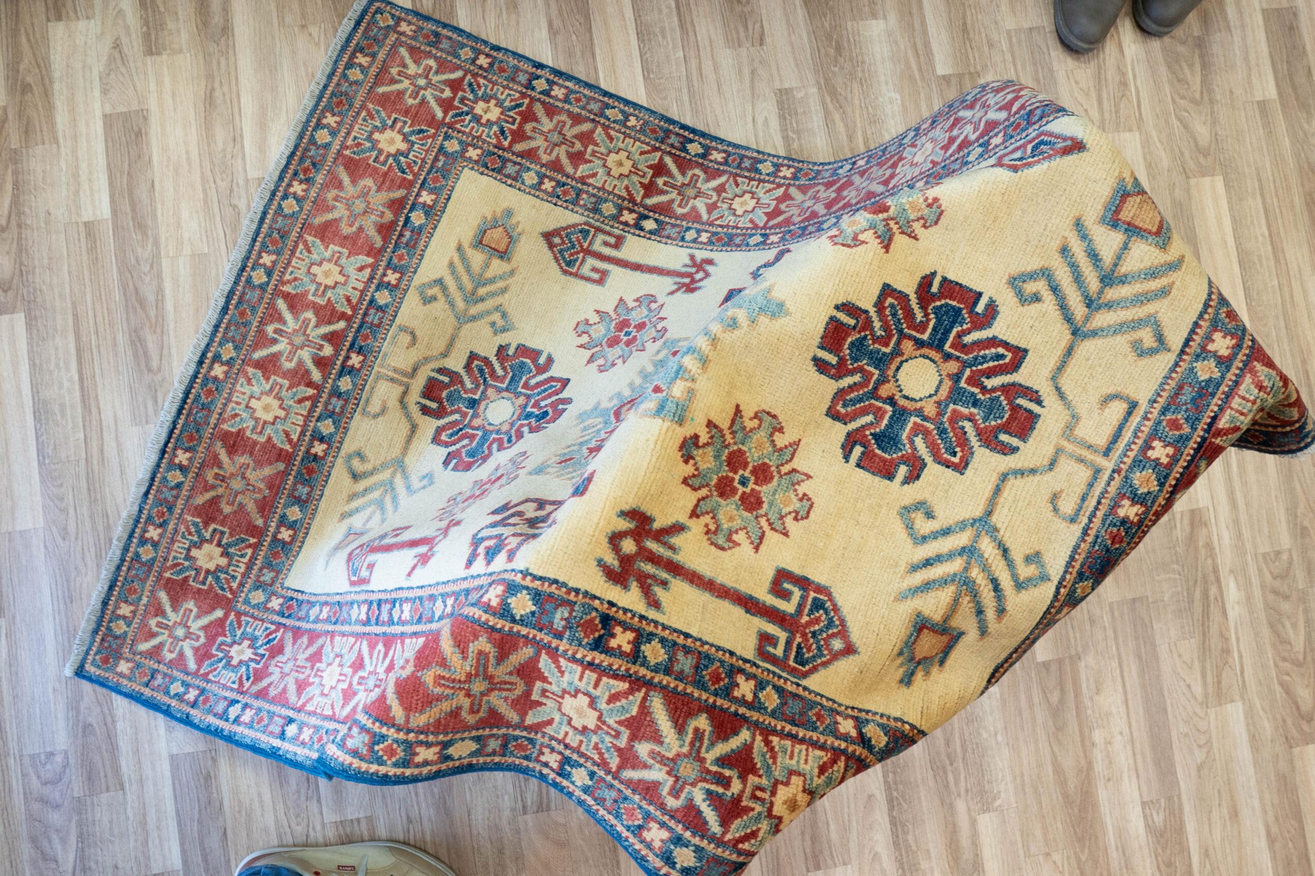 Kazak Wool Rug 3.2'x5.4' View 5