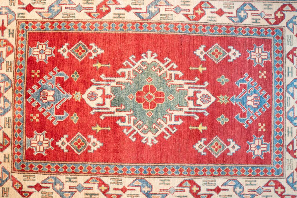 Kazak Wool Pile Rug 4'x6' View 3