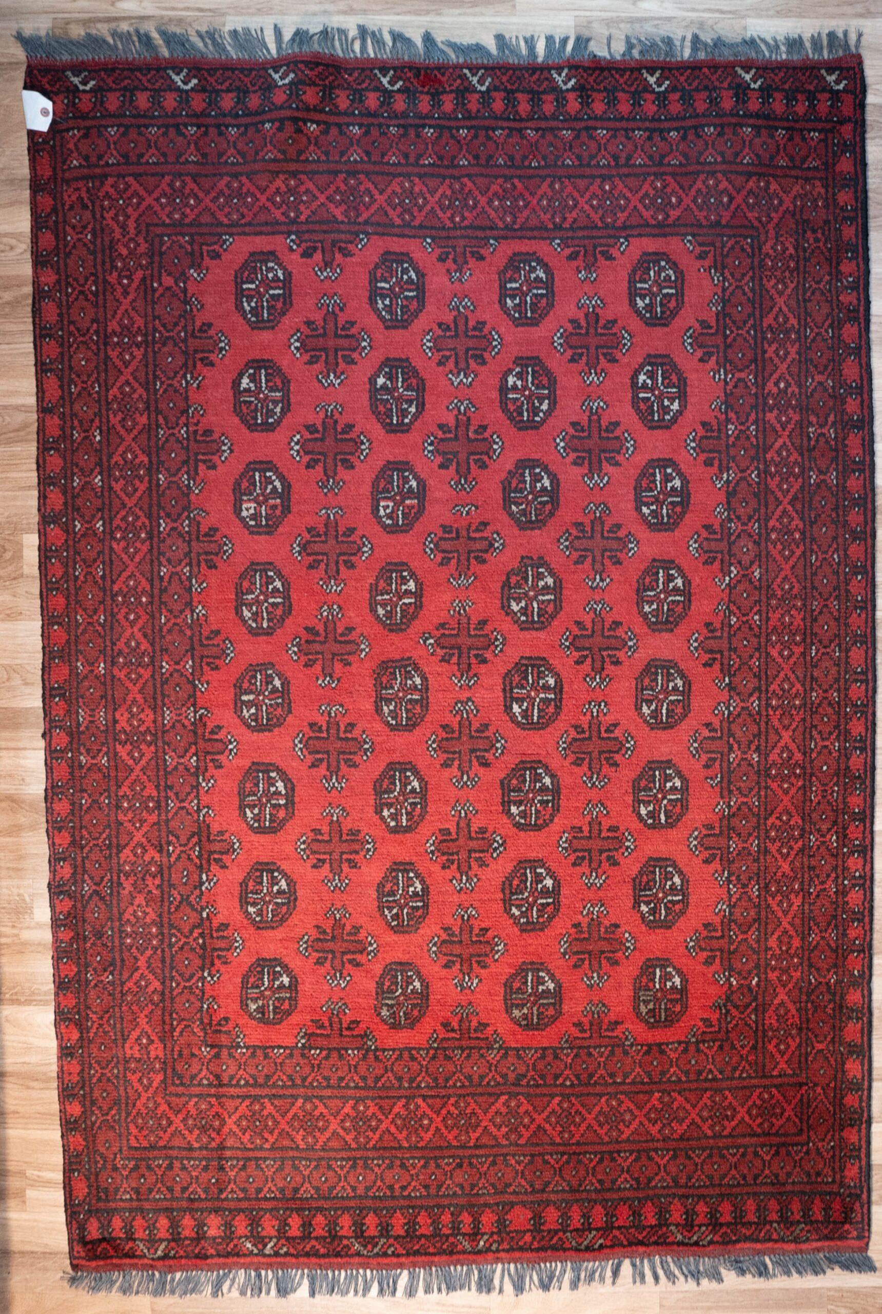 Turkmen Wool pile Rug 4.9'x6' View 1
