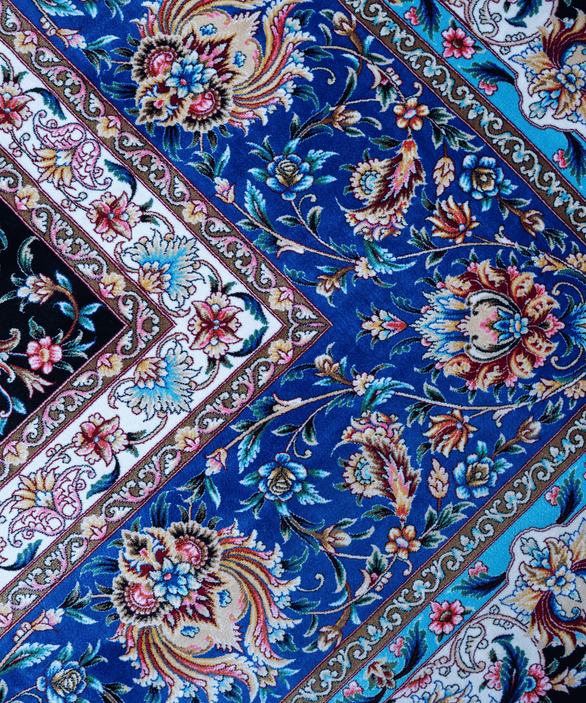 Traditional Qum Silk Handwoven Oriental Rug – 9'8" × 12'8" View 10