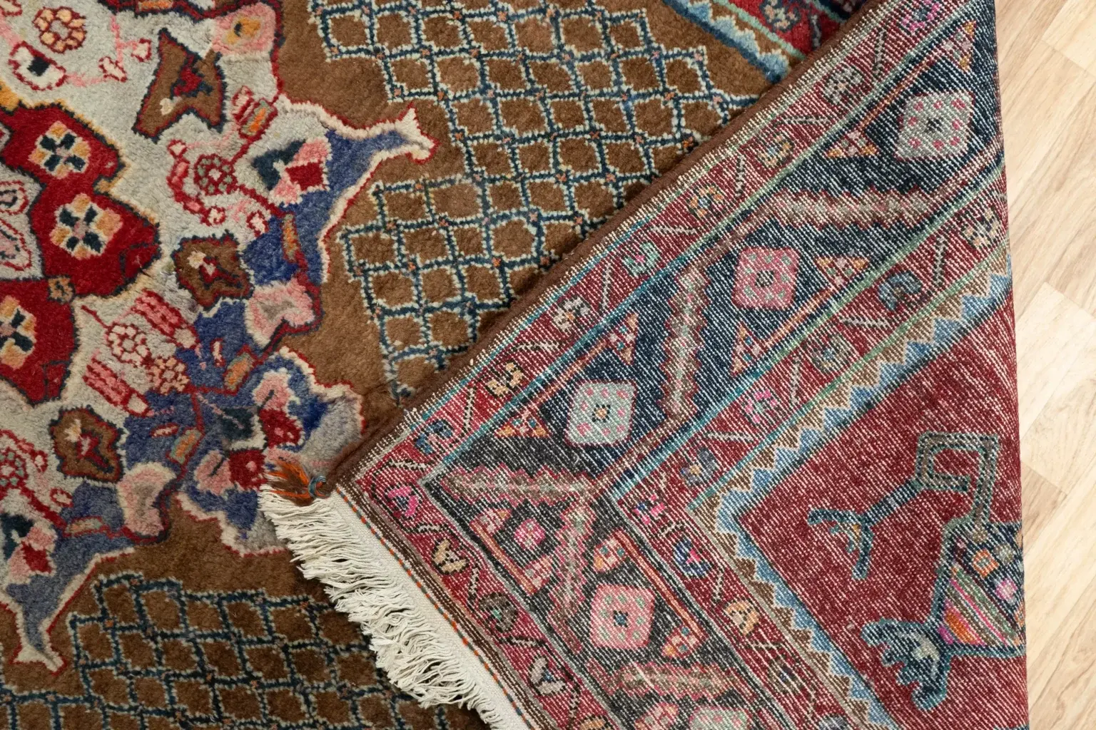 Hamadan Wool Rug 5.5 x 8.5 View 3