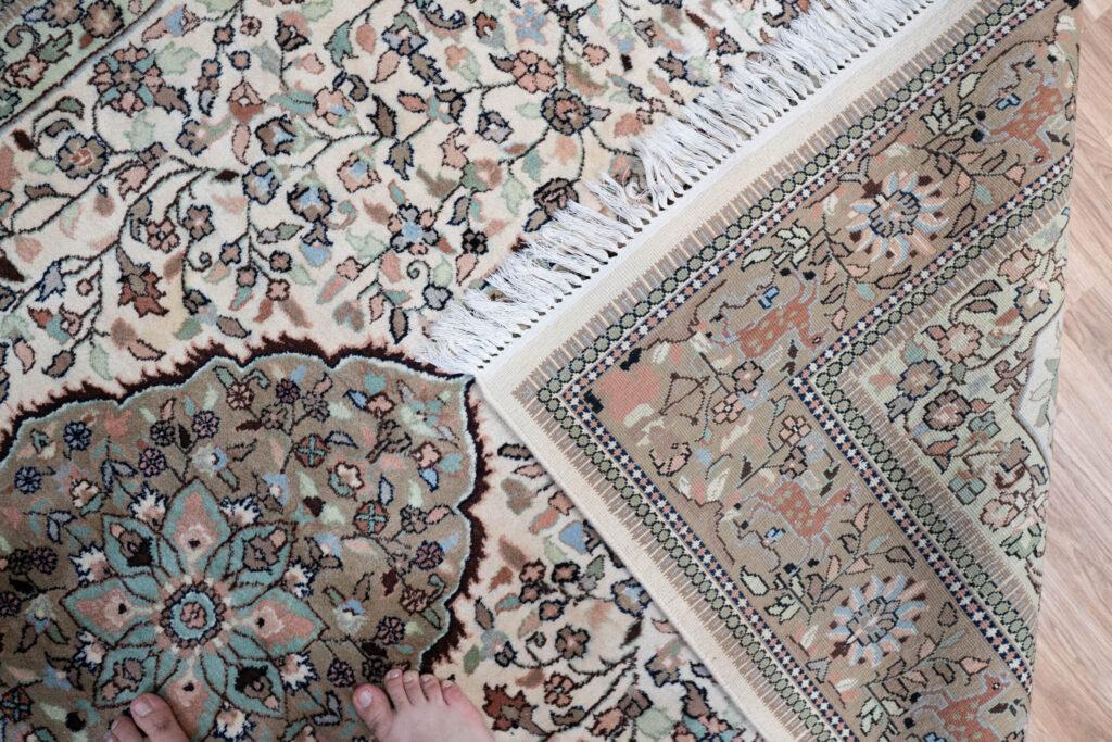 Tabriz Wool Pile Rug 6'x9' View 4