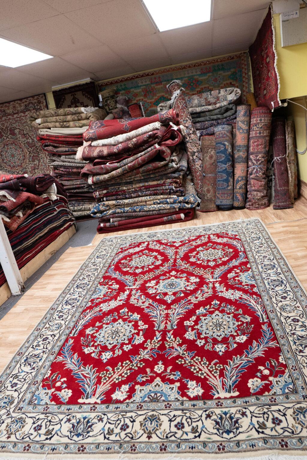 Nain Wool Rug 6.7x9.7 View 5