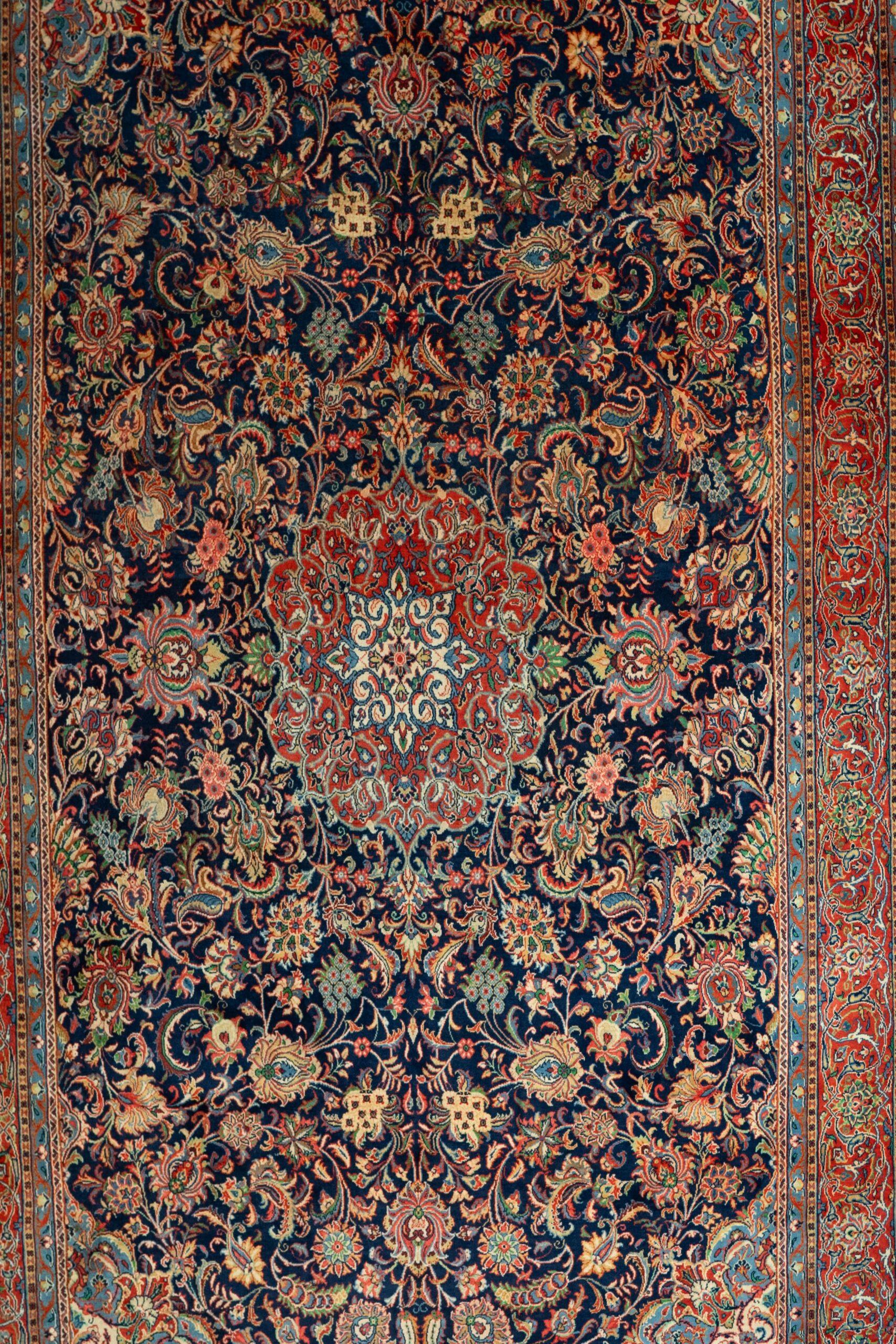 Sarouk Wool Rug 9.1x12.2