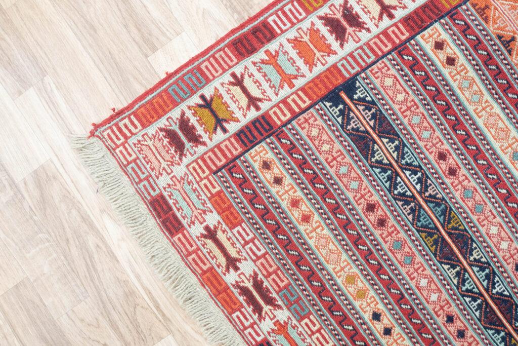 Kilim Wool Rug 2.6'x6' View 3