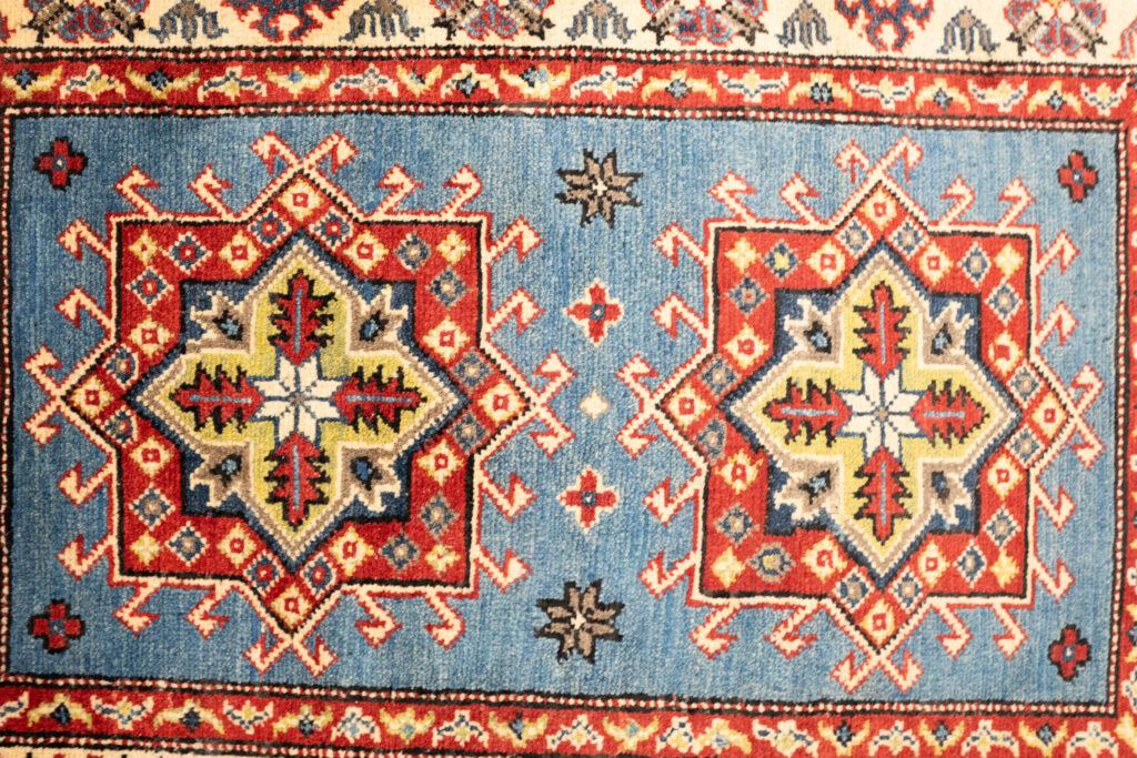 Kazak Wool Rug 3.9x2.6 View 2