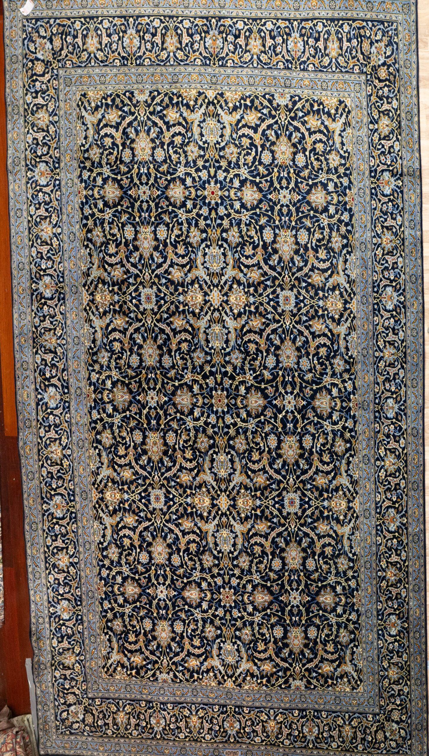 Kashan Wool Rug 10'x13.8'