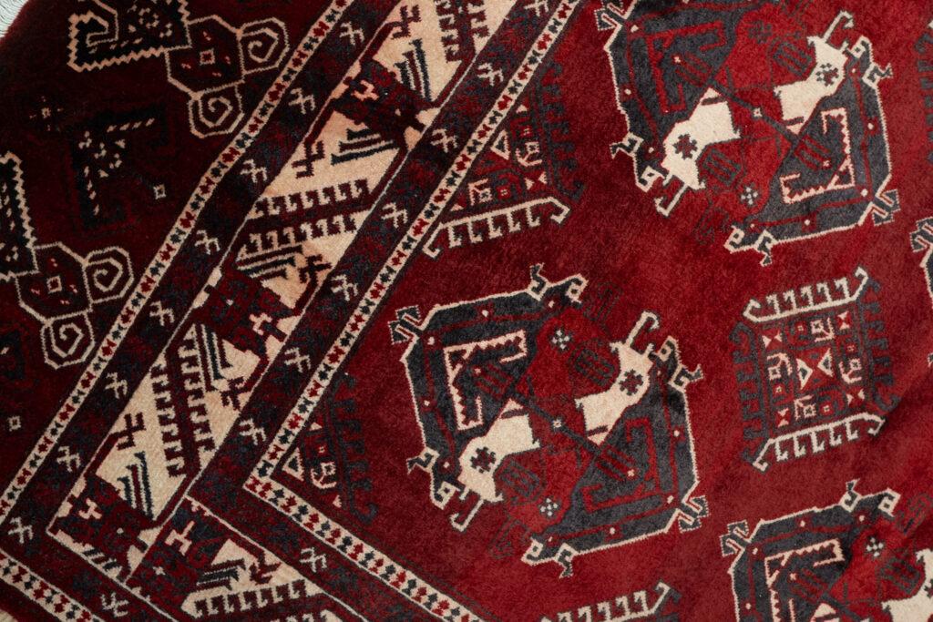 Turkmen Wool Rug 11.8x7.10 View 2