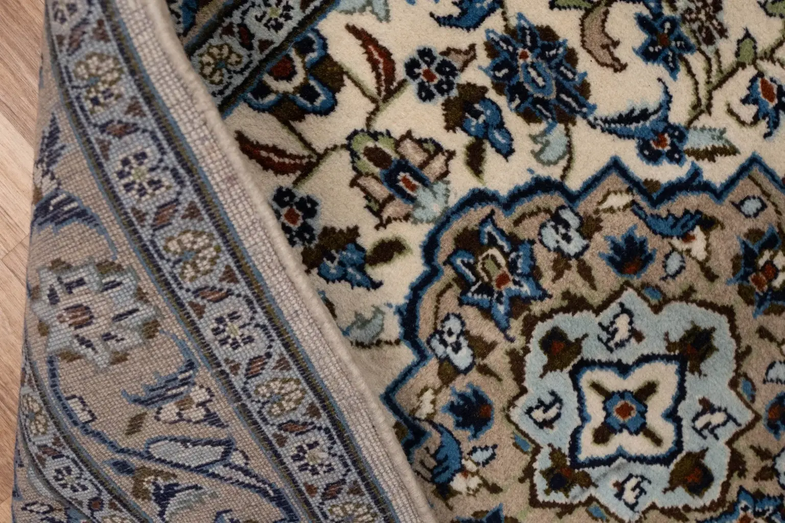 Kashan Wool Rug 3.0 x 13.0' View 1