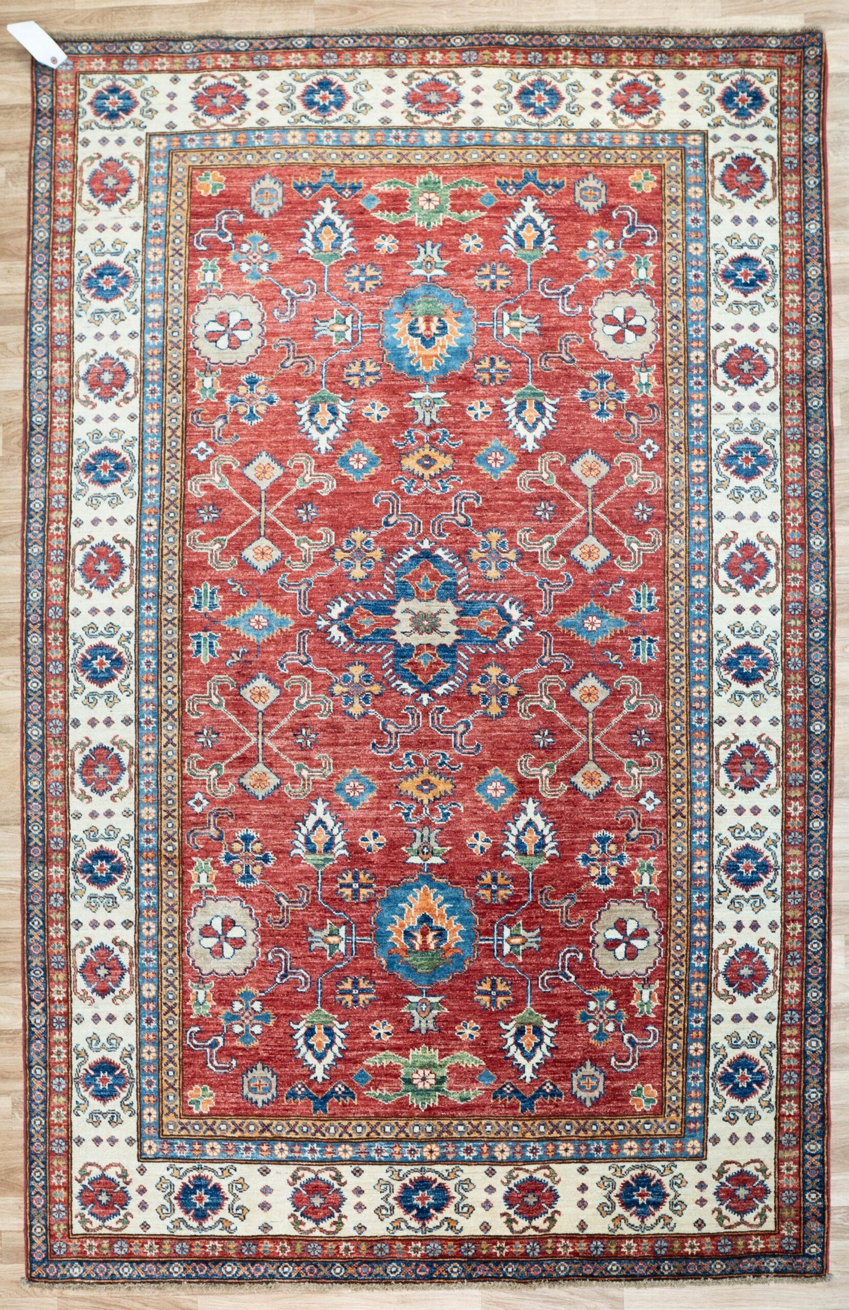 Kazak Wool Rug 6'x8' View 1