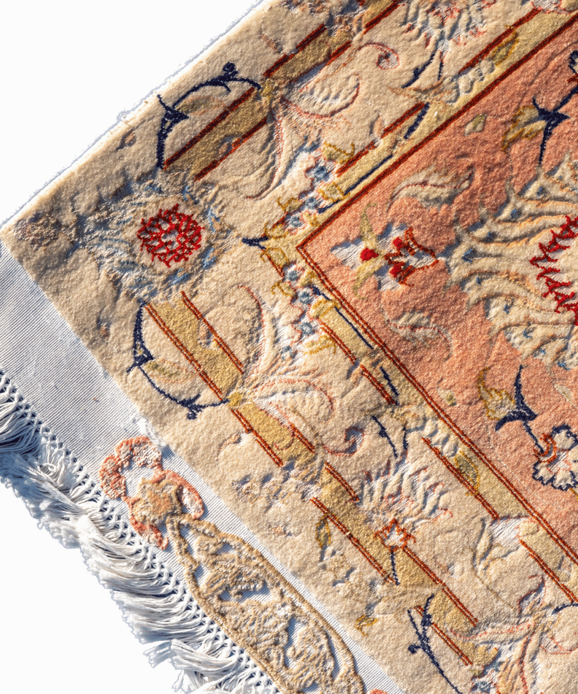 Luxury Tabriz Wool & Silk Handwoven Oriental Rug – 9'9" × 13'2" View 9