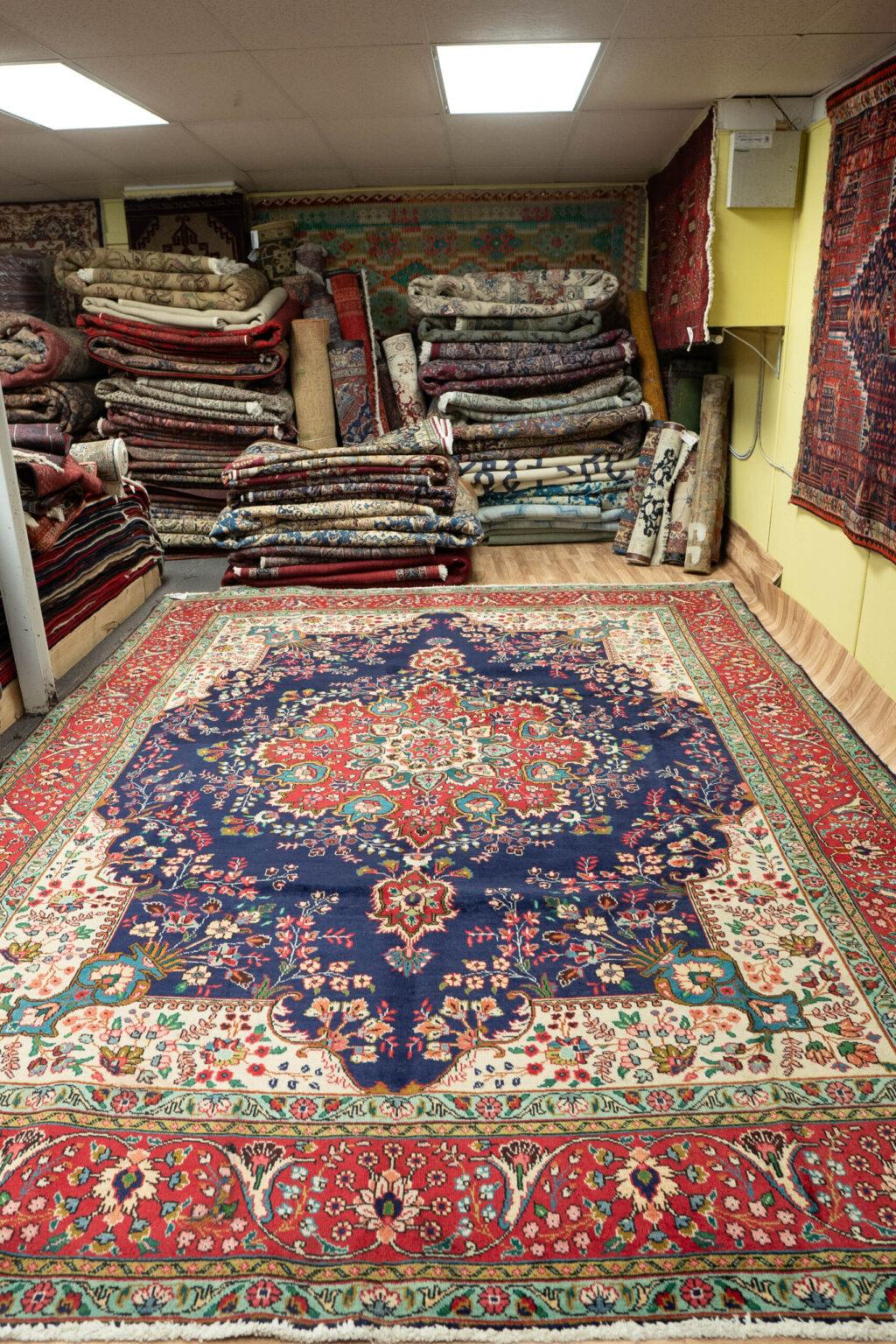 Tabriz Wool Rug 12.8x9.5 View 5