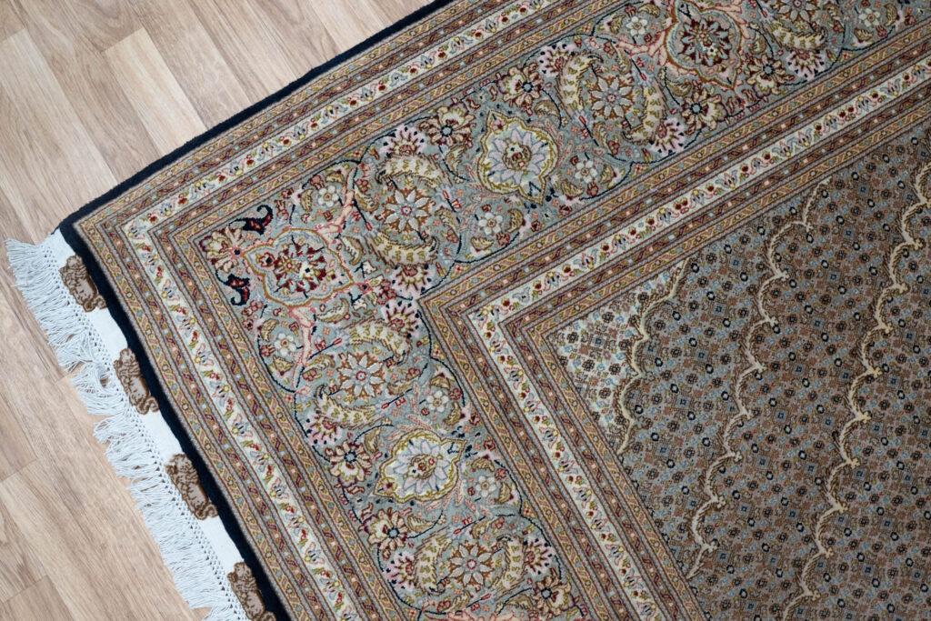 Tabriz Wool Silk Rug 8.4'x11.7' View 8