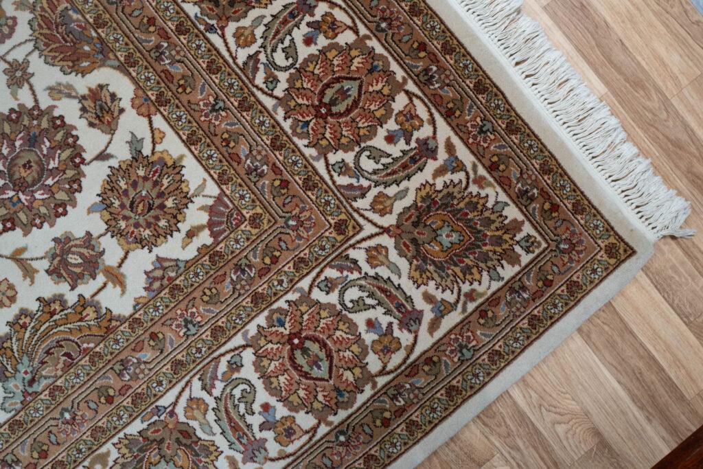Tabriz Kurk Wool Rug 8'x10' View 3