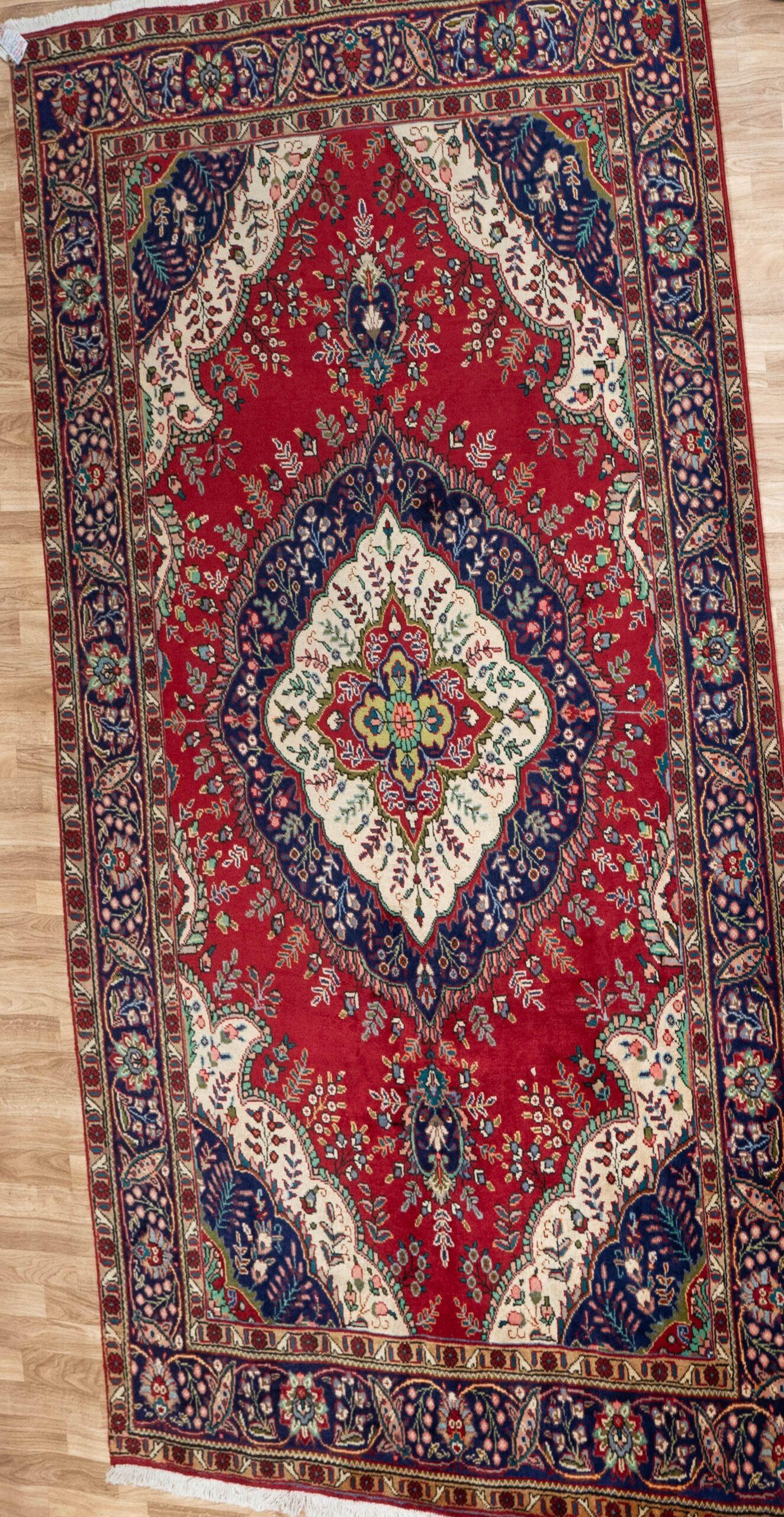 Tabriz Wool Rug 6.7x9.8