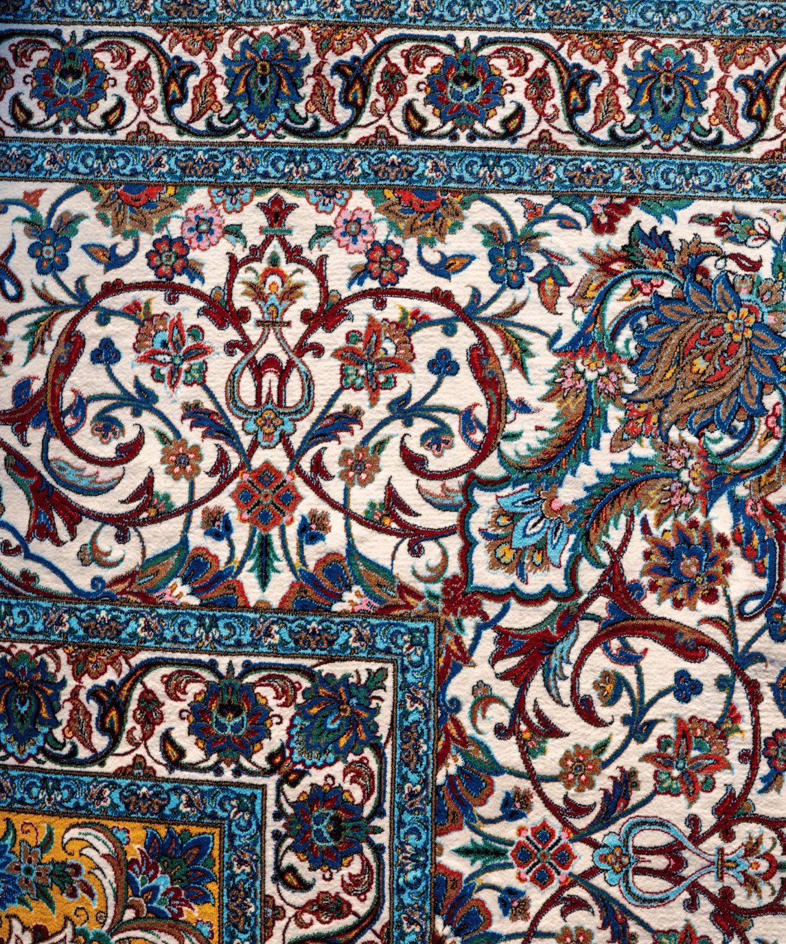 Luxury Qum Silk Handwoven Oriental Rug – 9'8" × 12'8" View 7