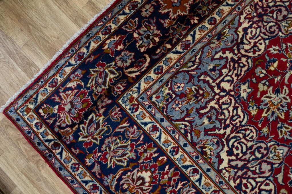 Najafabad Wool Silk Rug 9.8'x12.8' View 3