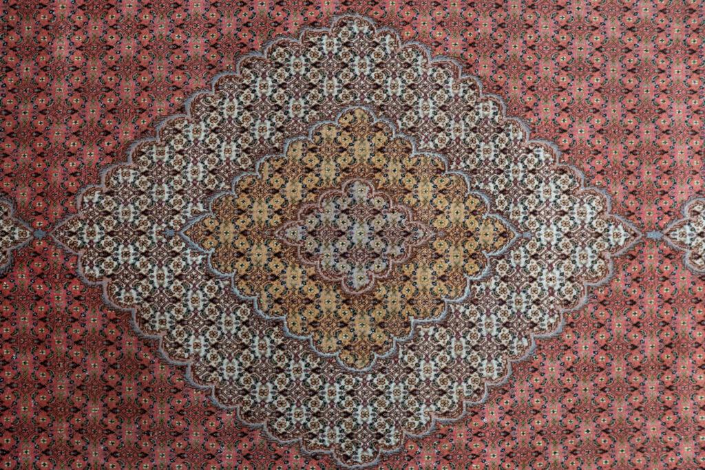 Tabriz Wool Silk Rug 8.4'x11.5' View 4