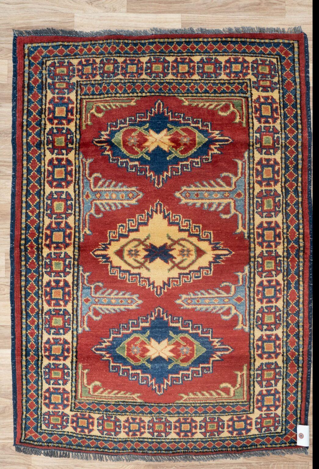 Kazak Wool Rug 2.9x3.1 View 3