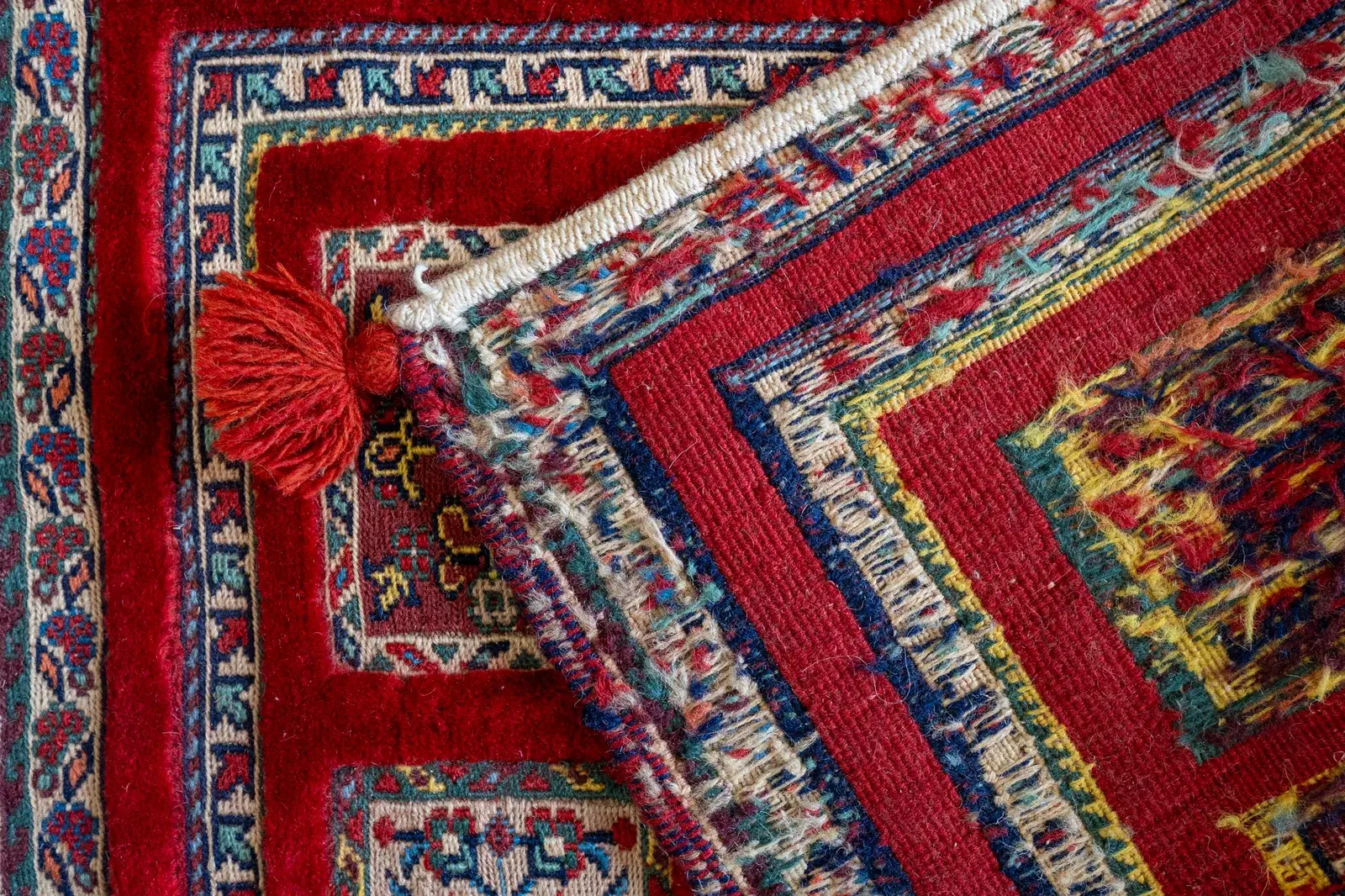 Kilim Rug 3916 – Genuine Hand-Woven Wool Oriental Rug View 5