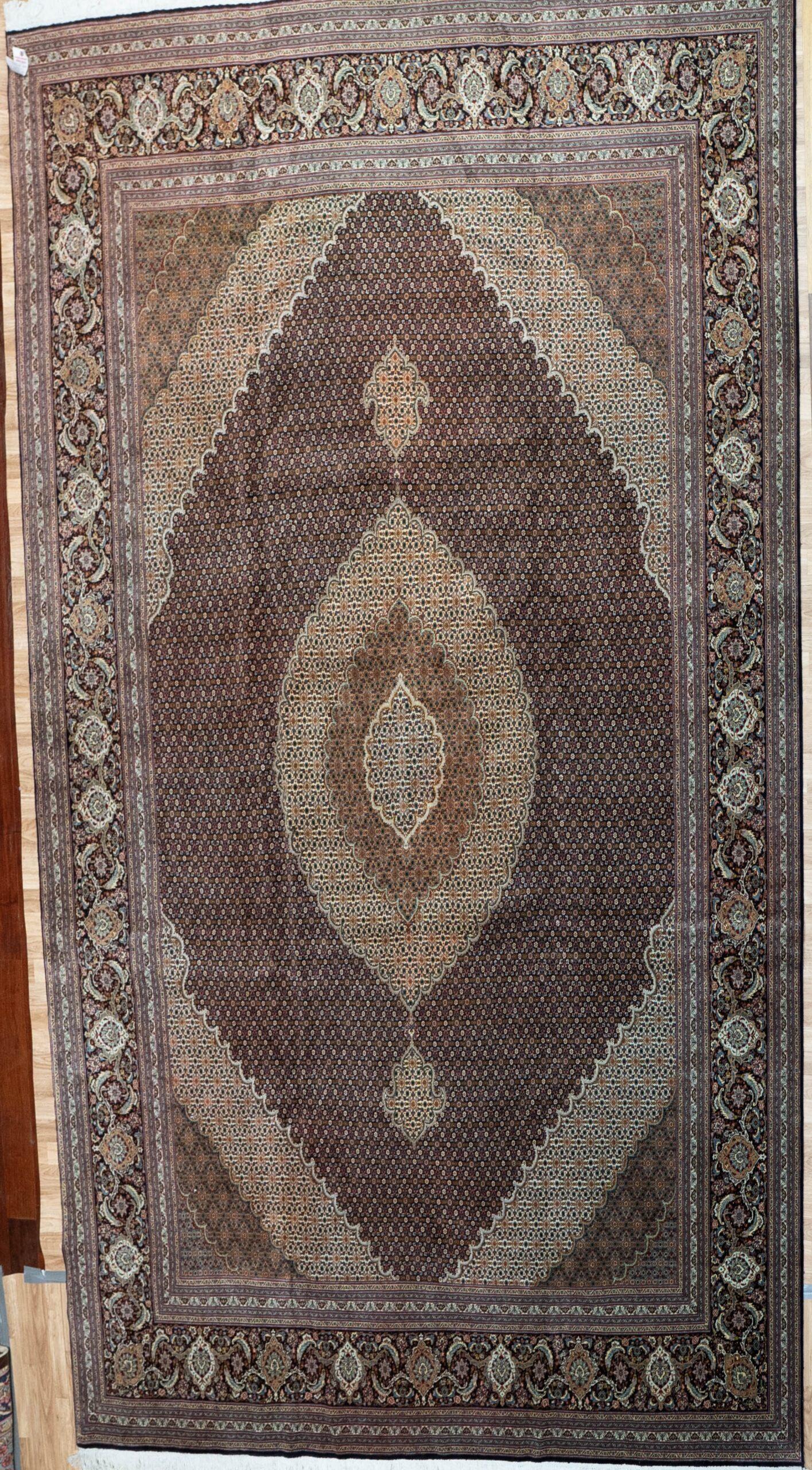 Tabriz Wool Rug 10.0x13.0 View 3
