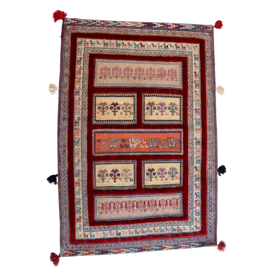 Kilim Rug 3923 – Genuine Hand-Woven Wool Oriental Rug