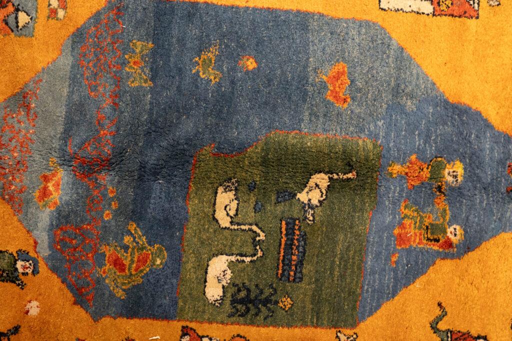 Gabbeh Wool Rug 6.7x9.6 View 2