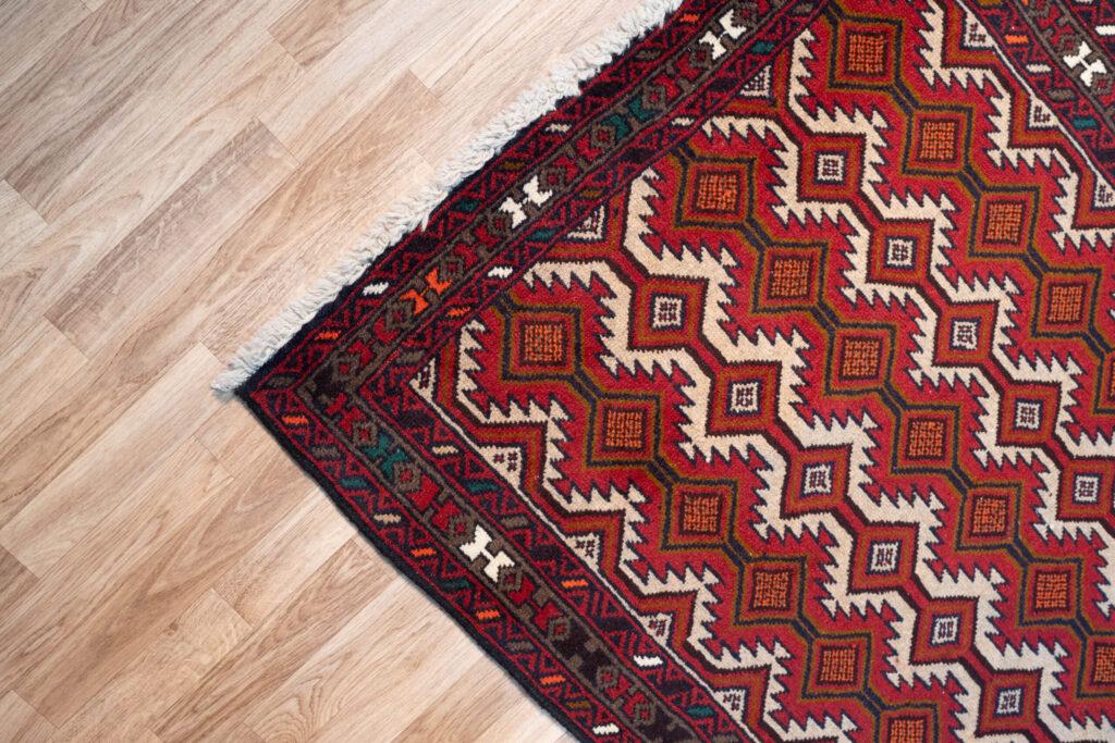 Baluchi Wool Rug 3.5'x6.5' View 2