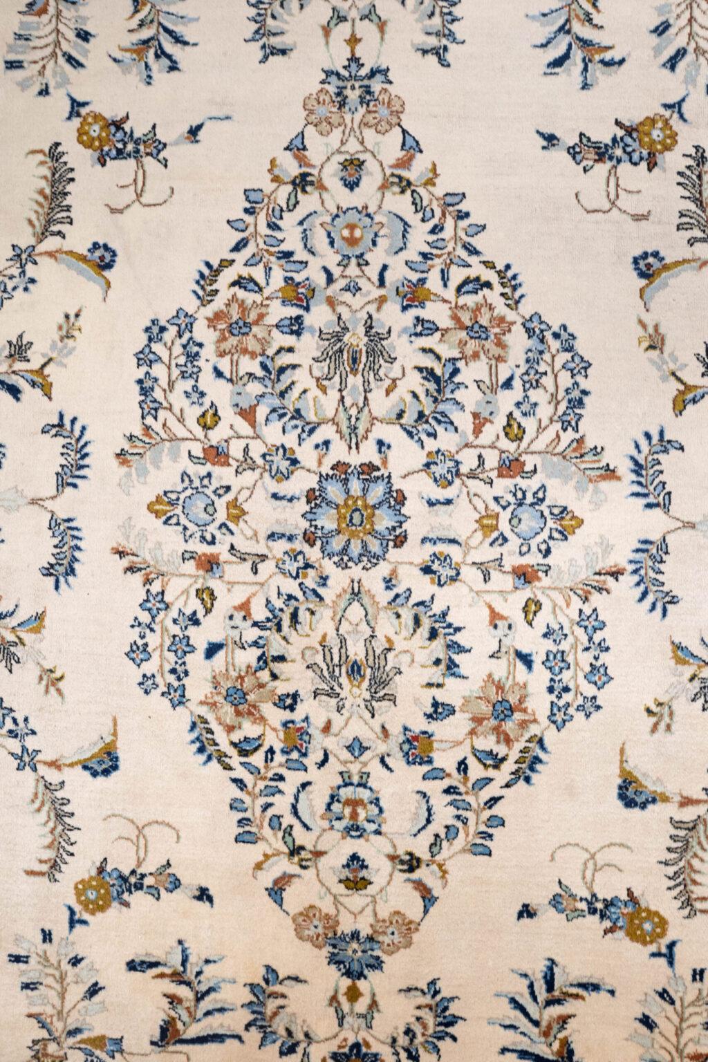 Kashan Wool Rug 13.5x9.6 View 1