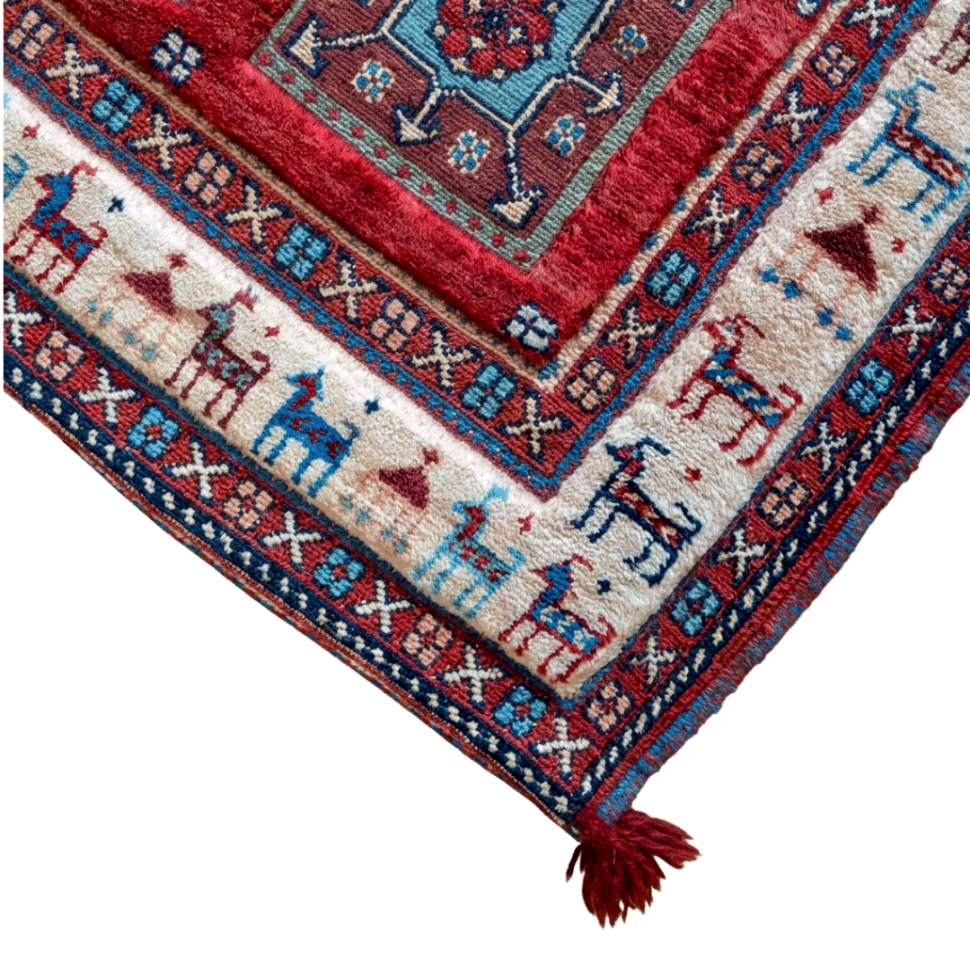 Kilim Rug 3917 – Genuine Hand-Woven Wool Oriental Rug View 2