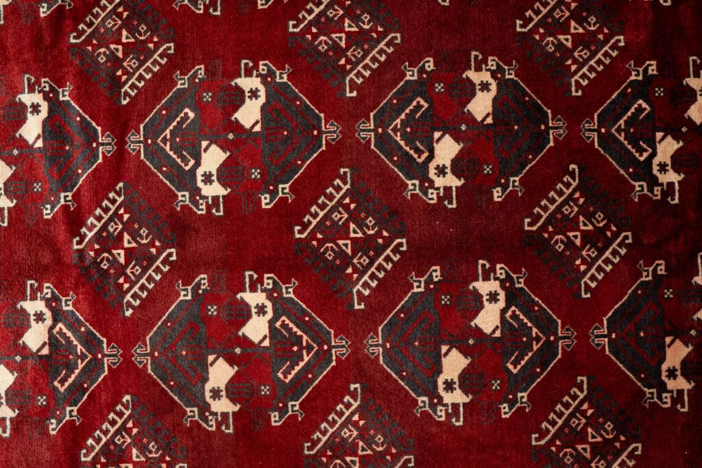 Turkmen Wool Rug 11.8x7.10 View 1