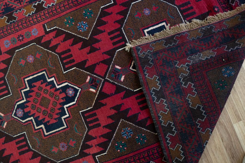 Baluch Wool Pile Rug 3.9'x6.8' View 4