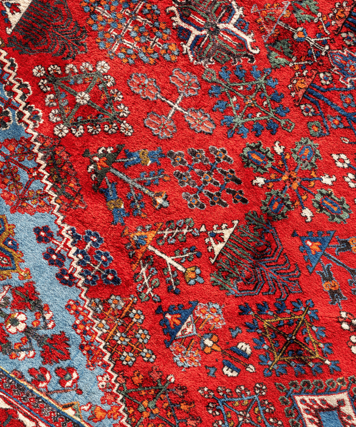 Traditional Maymeh Kork Wool Handwoven Oriental Rug – 8'6" × 11'7" View 9