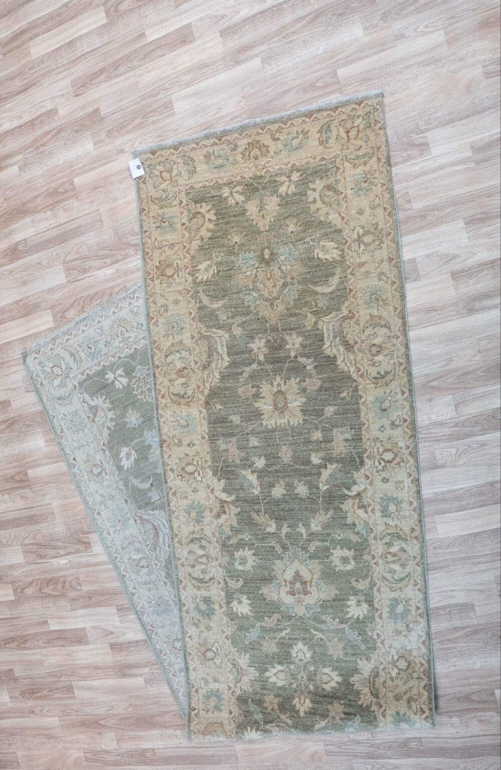 Chobi Wool Rug 2.7'x11.9' View 4