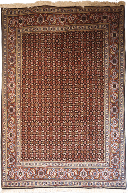 Tabriz Kahwai Wool & Silk 5.2′ x 3.2′