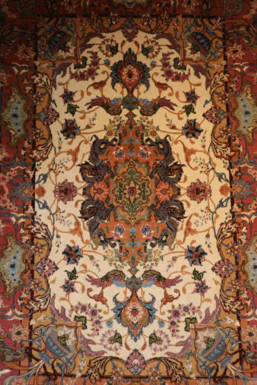 Tabriz Naz Wool & Silk Rug 3.3 x 5.5