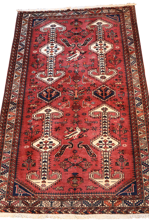 Qashqai Kurk Wool 6.7 x 3.9 Feet